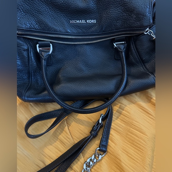 Michael Kors Pebbled Leather Satchel - Picture 2 of 10